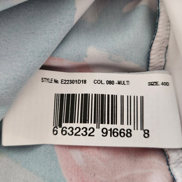 PROFILE BY GOTTEX Multi Sugar And Spice Tankini Swim Top Size US 40D, UK 40D NEW - Picture 9 of 9